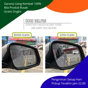 Ori Anti Fog Spion Oval 10X14CM Sticker Anti Embun Anti Hujan Anti