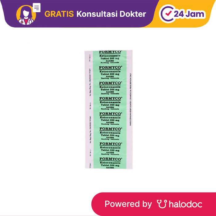 Gambar Formyco 200 mg 10 Tablet - Obat Antijamur - Halodoc dari Apotek Puri Beta Larangan-tokopedia Kota Tangerang Tokopedia