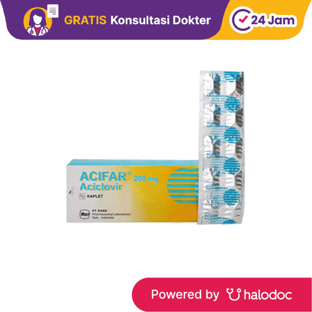Acifar 200 mg 10 Kaplet - Antivirus - Halodoc