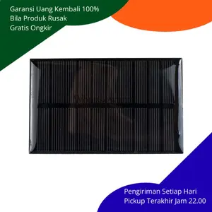 Modul Solar Cell/Solar Panel Surya Mini 5V 1.1W 220mA DIY