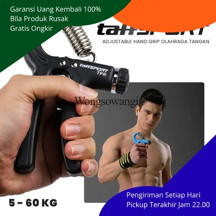 alat latihan otot tangan adjustable hand grip exerciser olahraga gym