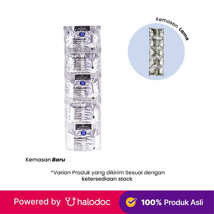Fluimucil 200 mg 10 Kapsul - Obat Batuk & Flu - Halodoc