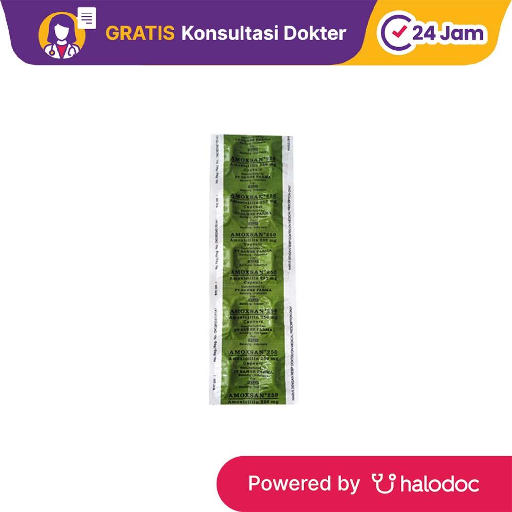 Amoxsan 250 mg 10 Kapsul - Antibiotik - Halodoc