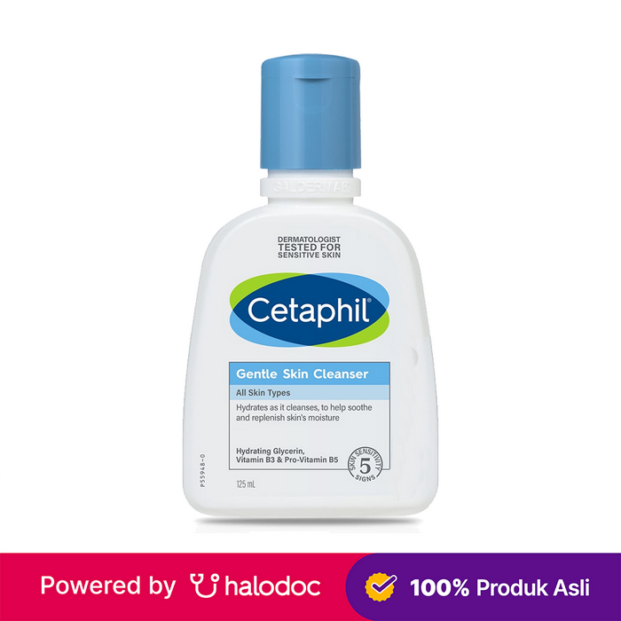 Gambar Cetaphil Gentle Skin Cleanser 125 ml - Skincare - Halodoc dari Apotek Halomedika Pekayon Kota Bekasi Tokopedia