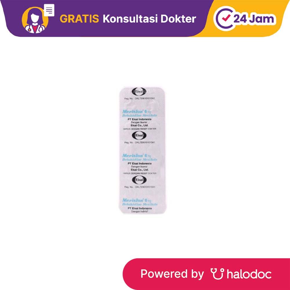 Merislon 6 mg 10 Tablet - Obat Pereda Demam & Nyeri - Halodoc