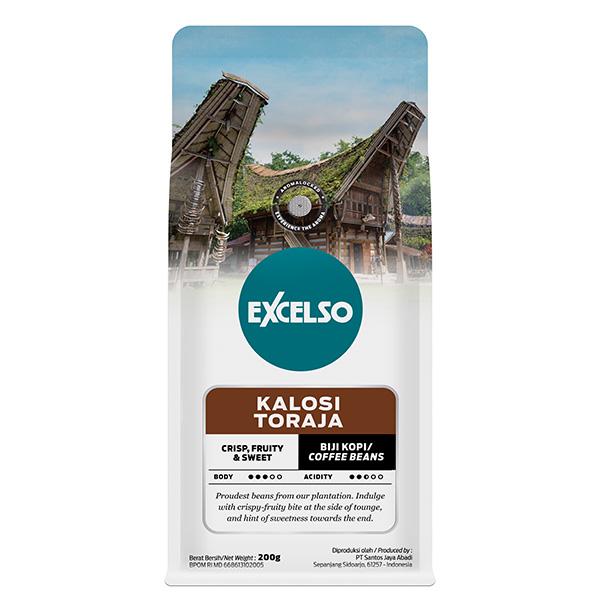 Gambar EXCELSO KALOSI TORAJA BIJI 200 GR dari Foodmart Basko Padang Kota Padang Tokopedia