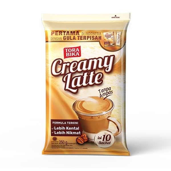 Gambar TORABIKA CREAMY LATTE 10 PCS - KOPI dari Foodmart Basko Padang Kota Padang Tokopedia