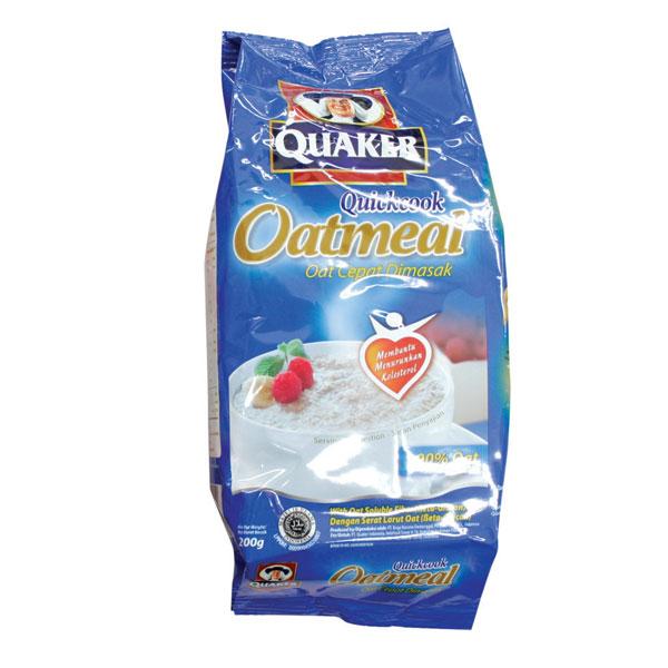Gambar QUAKER QUICK COOKING BRU 200 GR dari Foodmart Basko Padang Kota Padang Tokopedia
