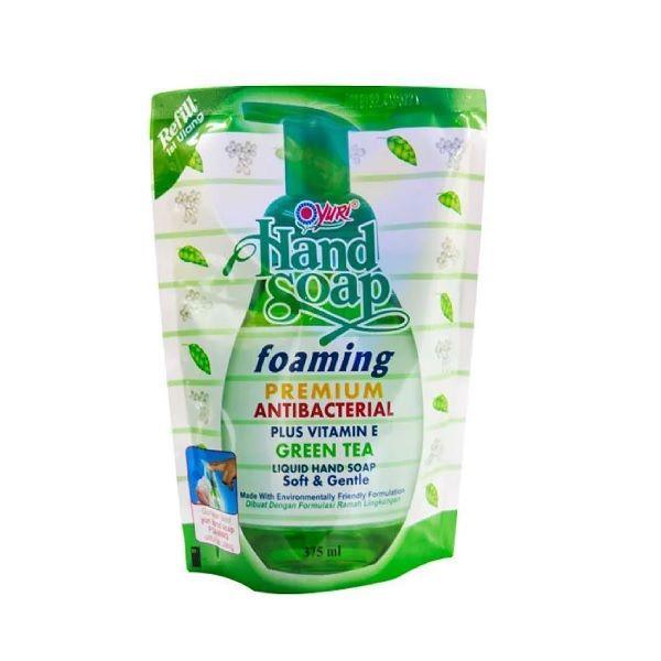 Gambar YURI HS PREMIUM GREEN TEA POUCH 375 ML dari Foodmart Basko Padang Kota Padang Tokopedia
