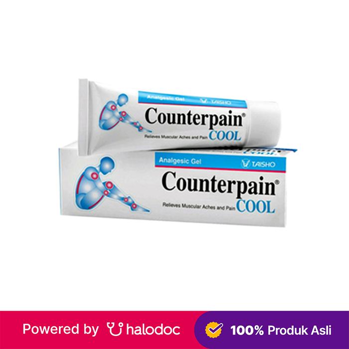 Gambar Counterpain Cool Gel 5 g - Nyeri Otot - Halodoc dari Apotek Helios Medika Sukmajaya Kota Depok Tokopedia