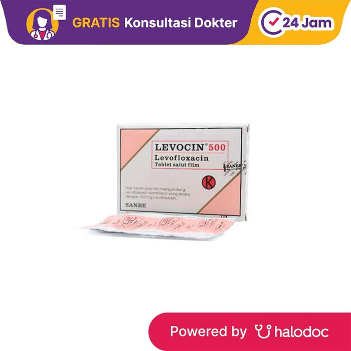 Gambar Levocin 500 mg 6 Tablet - Antibiotik - Halodoc dari Apotek SBS Farma Gading Serpong Kab. Tangerang Tokopedia