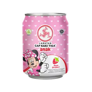 Larutan Kaki Tiga Anak Strawberry 250Ml