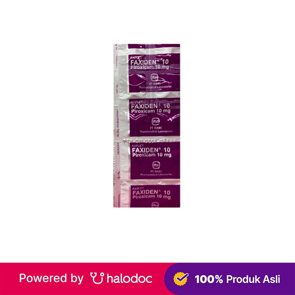 Faxiden 10 mg 10 Kaplet - Obat Pereda Demam & Nyeri - Halodoc