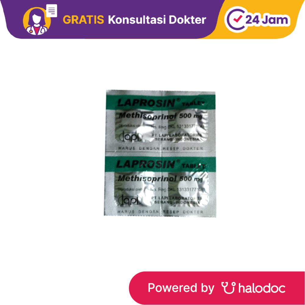 Laprosin 500 mg 4 Tablet - Antivirus - Halodoc