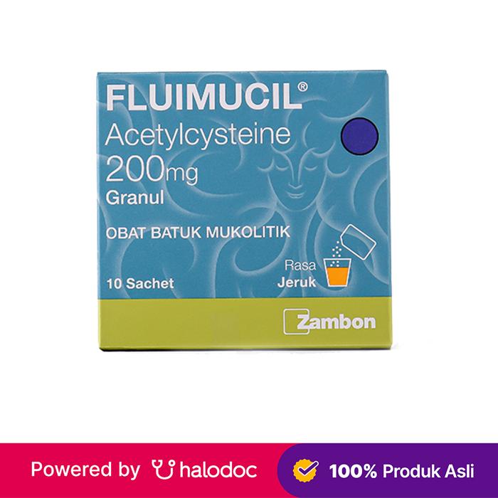 Fluimucil Granul 200 mg - Obat Batuk & Flu - Halodoc
