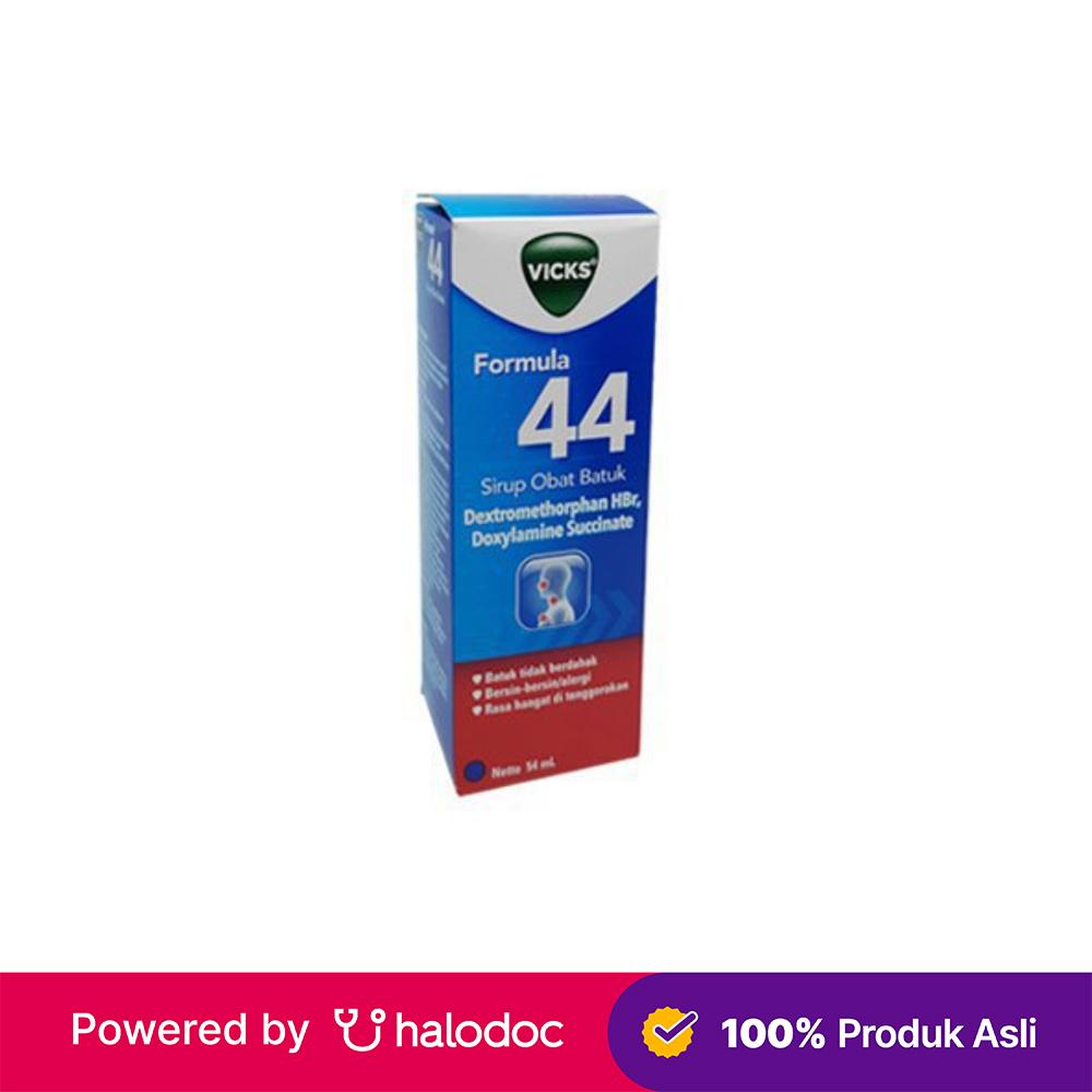 Vicks Formula 44 Sirup 54 ml - Obat Batuk & Flu - Halodoc