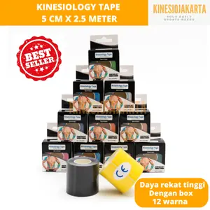 Kinesio Tape / Kinesio Taping / Kinesiology Tape Ukuran 5CM X 2.5 METER Terbaik