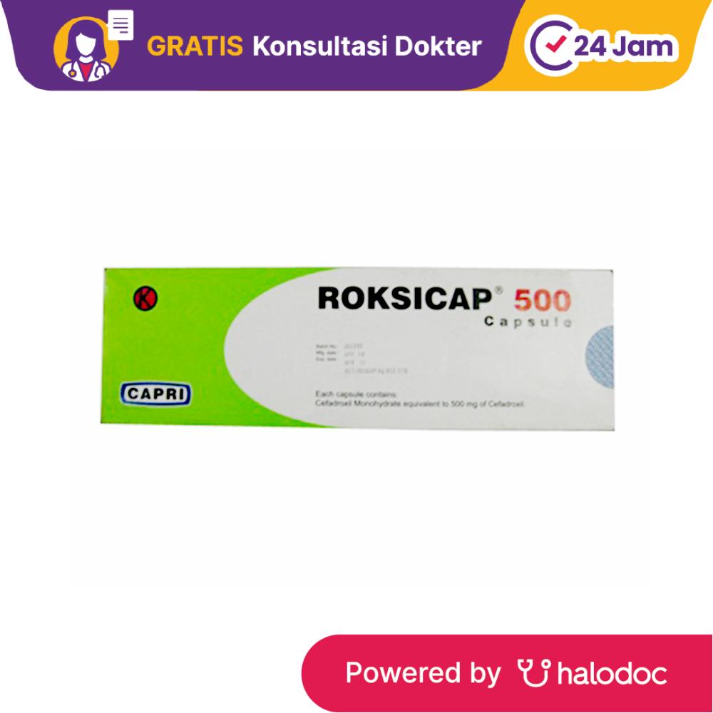Roksicap 500 mg 10 Kapsul - Antibiotik - Halodoc