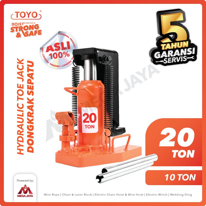 Hydraulic Toe Jack / Dongkrak Sepatu Track 20 Ton TOYO