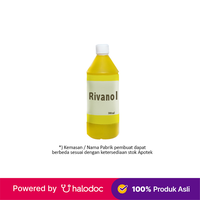Gambar Rivanol Liquid 300 ml - Antiseptik - Halodoc dari Apotek Halomedika Medan Satria Kota Bekasi 1 Tokopedia