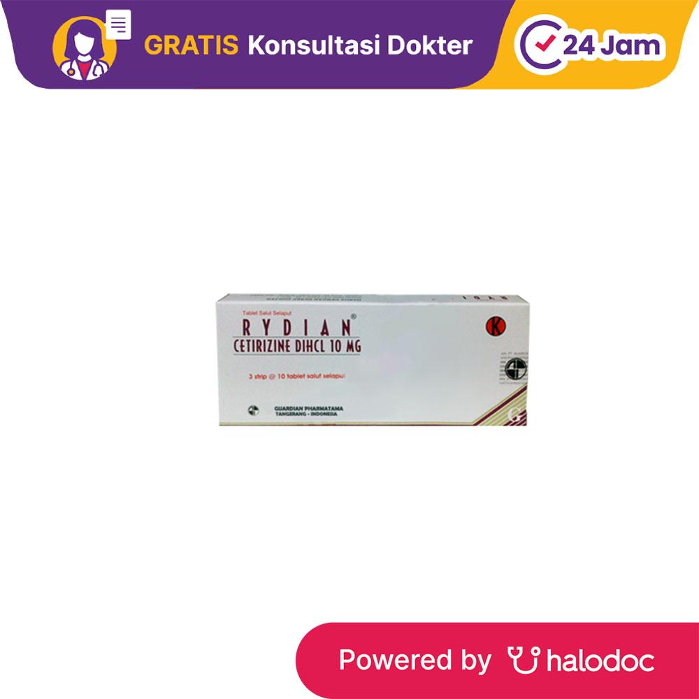 Rydian 10 mg 10 Tablet - Obat Alergi - Halodoc