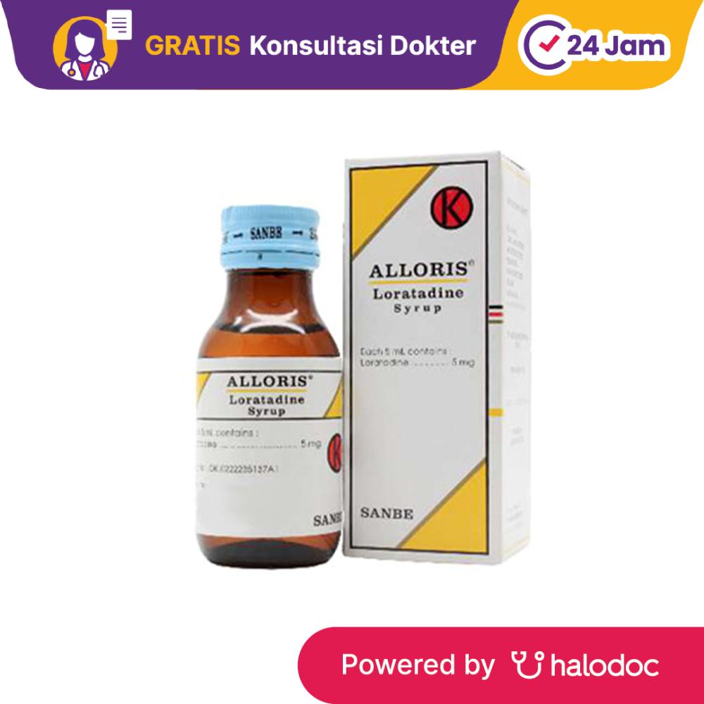 Alloris Sirup 60 ml - Obat Alergi - Halodoc