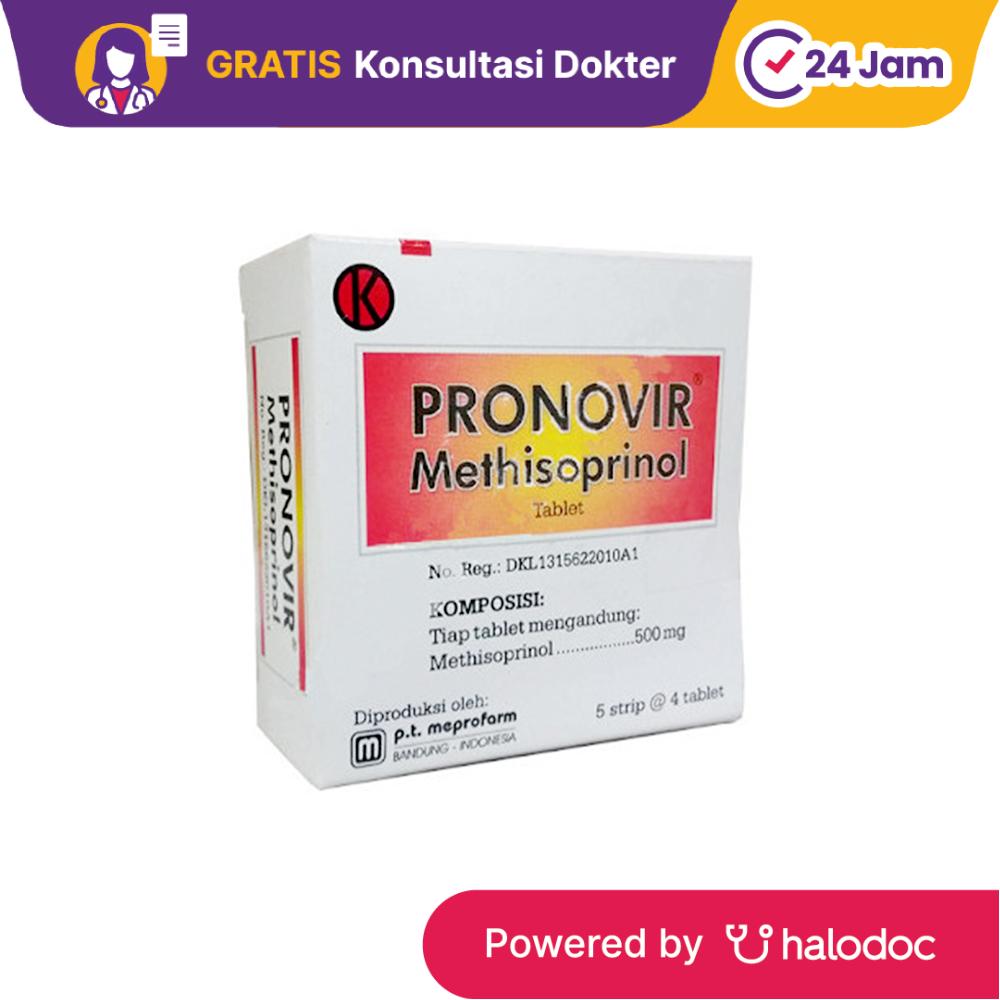 Pronovir 500 mg 4 Tablet - Antivirus - Halodoc