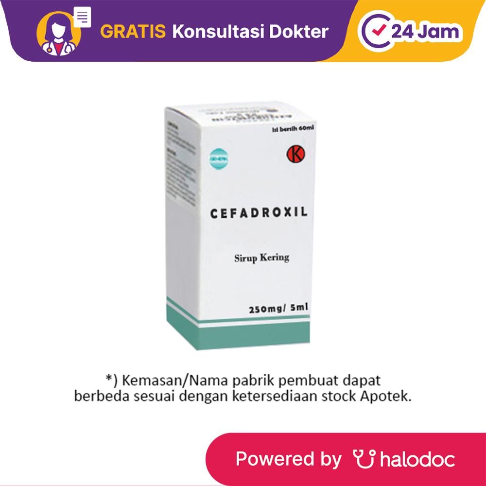 Cefadroxil 250 mg/ 5ml Dry Syrup 60 ml - Antibiotik - Halodoc
