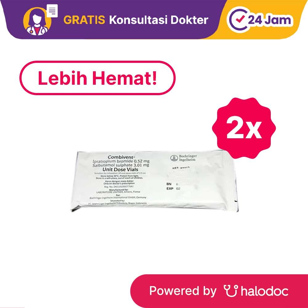 Combivent UDV 2 Strip (10 Vial/Strip) - Obat Asma Inhaler - Halodoc