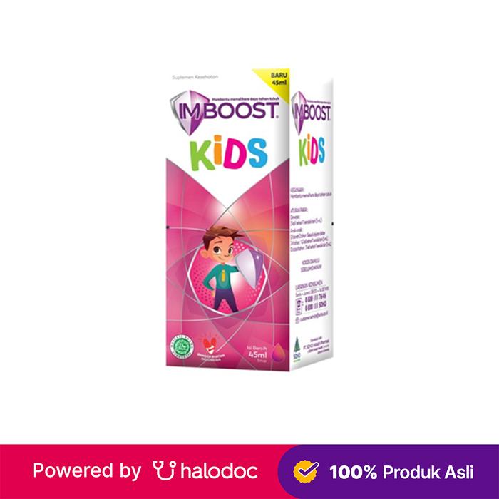 Gambar imboost kids syrup isi 45 ml botol dari Apotek Halomedika Bintaro Kota Administrasi Jakarta Selatan Tokopedia