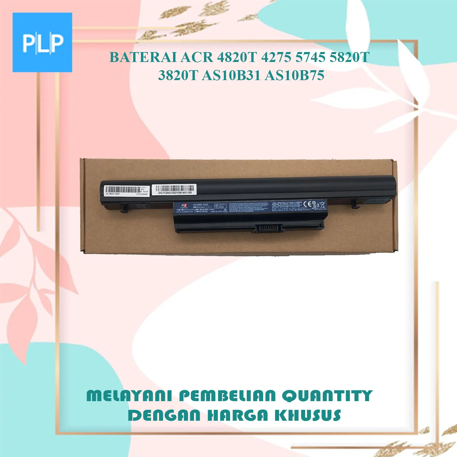 Baterai untuk Acer 4820T 4745 5745 5820T 3820T AS10B31