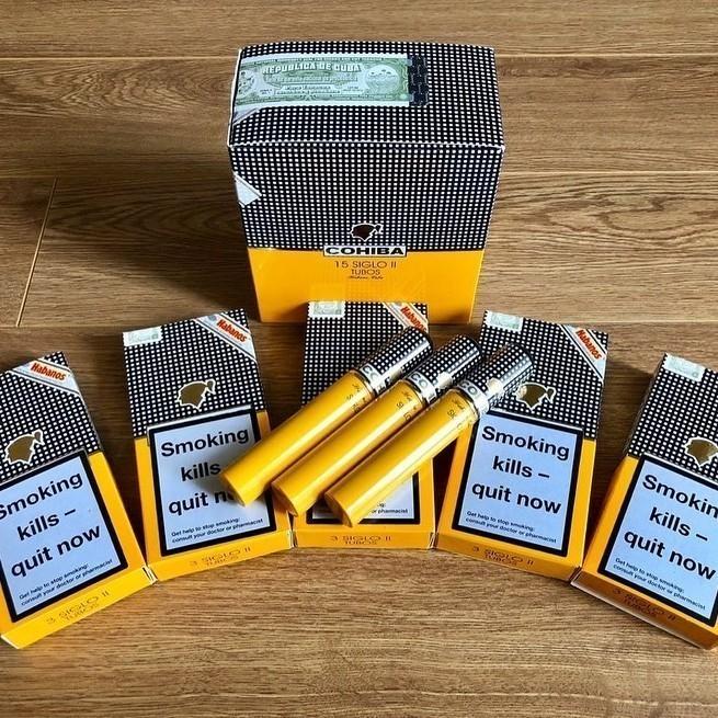 COHIBA SIGLO II TUBOS (BOX OF 15) / SIGLO 2 TUBOS
