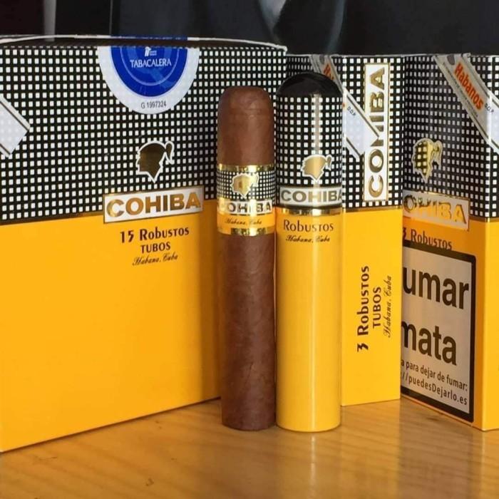 COHIBA ROBUSTO TUBOS / ROBUSTOS TUBOS BOX OF 15