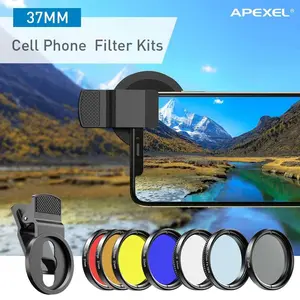 Lensa Filter Kamera Smartphone ND CPL 7in1 37mm with Clip