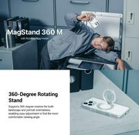 Gambar Case iPhone 16 Pro Max 16 Pro MagEasy MagStand 360 M Rotating Ring Holder Magsafe Compatible - Transparent, iPhone 16 Pro dari Primary Cares Official Kota Administrasi Jakarta Barat 4 Tokopedia