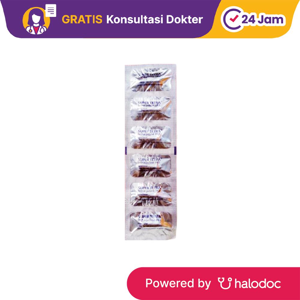 Super Tetra 250 mg 6 Kapsul Lunak - Antibiotik - Halodoc