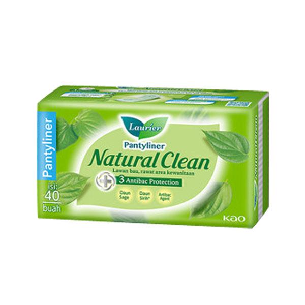 Gambar LAURIER PANTYLINER NATURAL CLEAN 40 PCS dari Hypermart Gading Serpong Kab. Tangerang Tokopedia