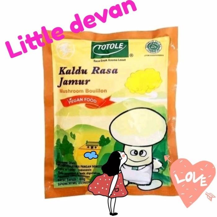 totole kaldu jamur 80gr non MSG penyedap makanan