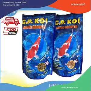 Makanan Ikan Pakan Ikan Koi CP KOI Super Growth biru 1 kg