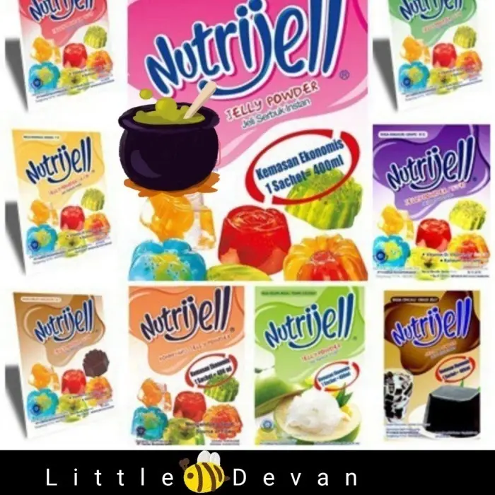 nutrijell bubuk jelly instan kemasan ekonomis 10gr
