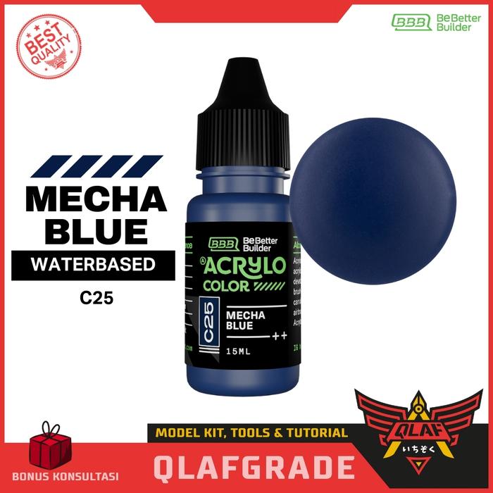 Gambar ACRYLO MECHA BLUE C25 Cat ACRYLIC Hand brush Airbrush Gundam Plamo dari Wahkhilaf Kota Surabaya Tokopedia