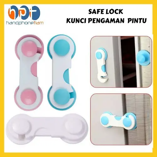 SAFE LOCK KUNCI PENGAMAN PINTU LACI KULKAS LEMARI bayi BABY SAFETY protection pengait drawer