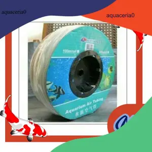 SELANG SILIKON aerator pompa udara O2 aquarium 1 meter susu