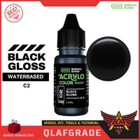 Gambar ACRYLO BLACK C2 Cat ACRYLIC Hand brush Airbrush Gundam Model Kit hitam dari Wahkhilaf Kota Surabaya 1 Tokopedia