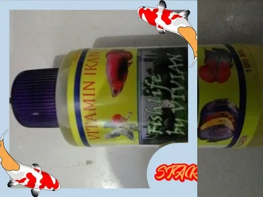 aquarium vitamin ikan vivian 100 ml