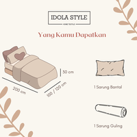 Gambar Idola Style Sprei 120 / 160 / 180 T30 cm Katun Jepang KJ-6036-2 - 120x200x30 dari Idola Style Kota Administrasi Jakarta Utara 4 Tokopedia