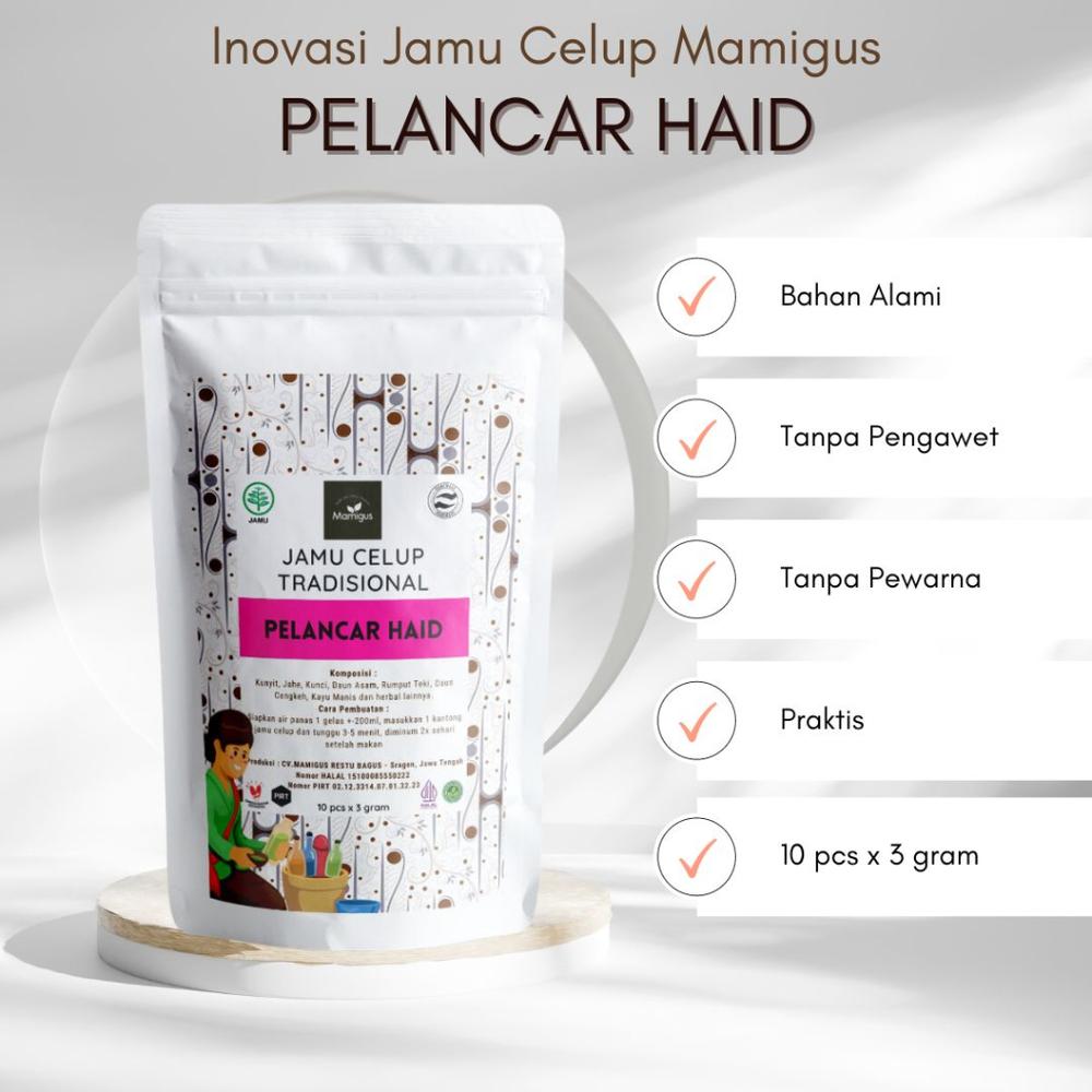 TERMURAH!! Jamu Celup Tradisional PELANCAR DATANG BULAN