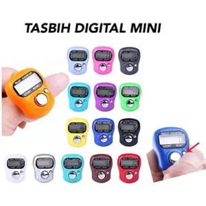 Tasbih Digital Mini Tasbih Elektrik Alat Hitung Manual Finger Tally Counter