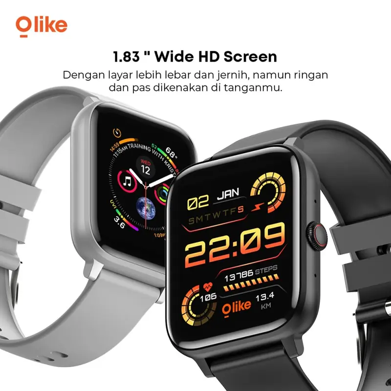 OLIKE META S1 Smartwatch Hd Screen Custom Face Water Resistant Ip68 Bluetooth Call 1
