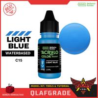 Gambar ACRYLO LIGHT BLUE C15 Cat ACRYLIC Hand brush Airbrush Gundam Model Kit dari Wahkhilaf Kota Surabaya 1 Tokopedia